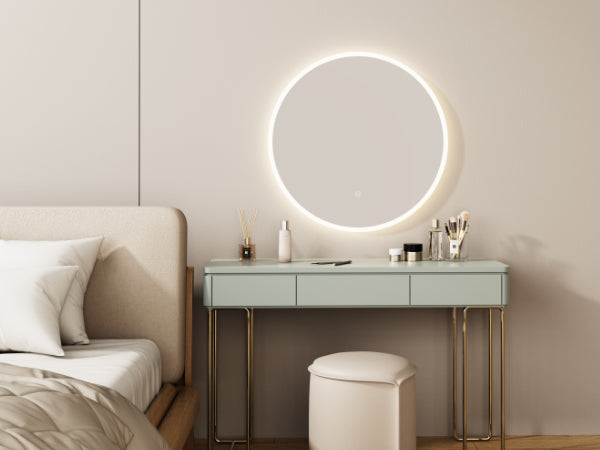 LED Badspiegel, design runder Spiegel, Badspiegel mit led Beleuchtung