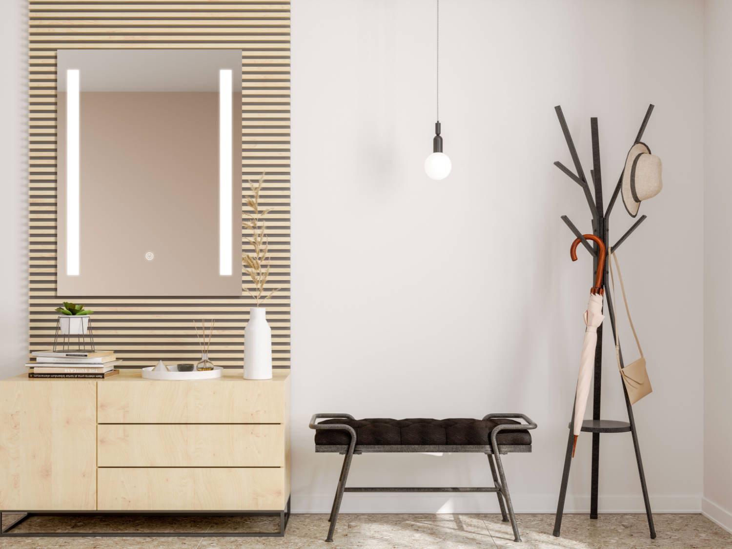 LED Badspiegel, design Dekor Spiegel, Badspiegel mit led Beleuchtung