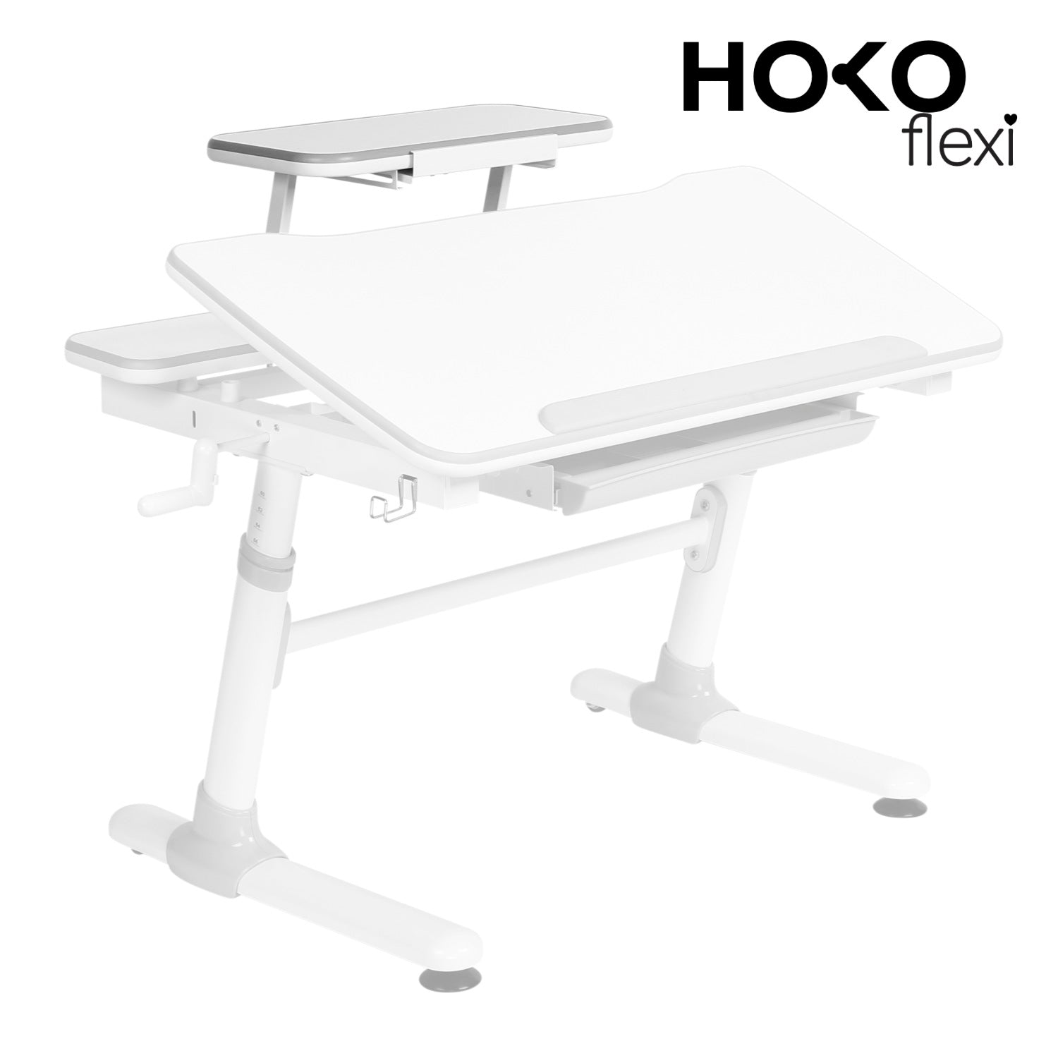Ergo-Study desk butler with book support for kids desk. Desk butler with book support for children's desks