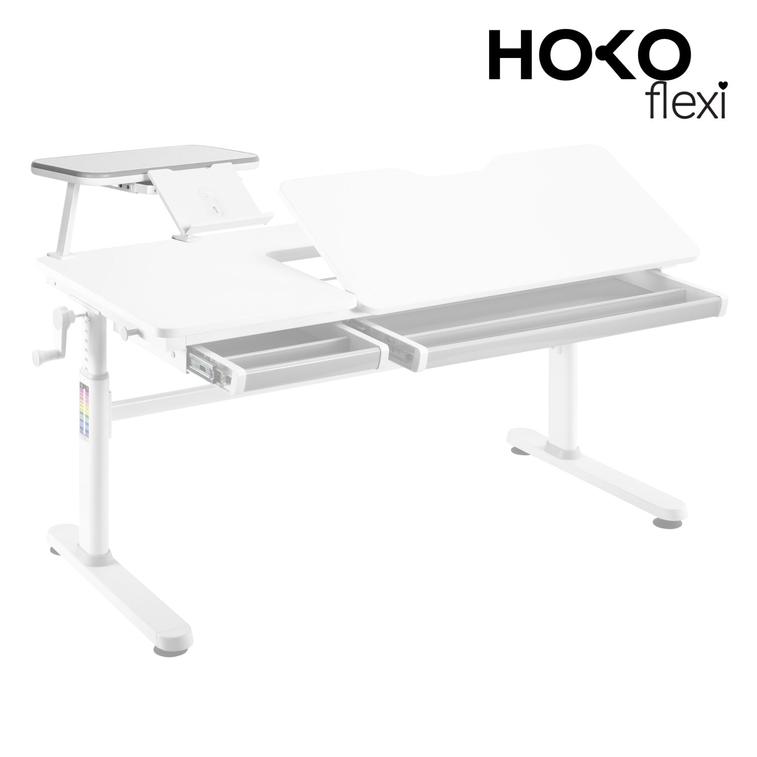Ergo-Study desk butler with book support for kids desk. Desk butler with book support for children's desks