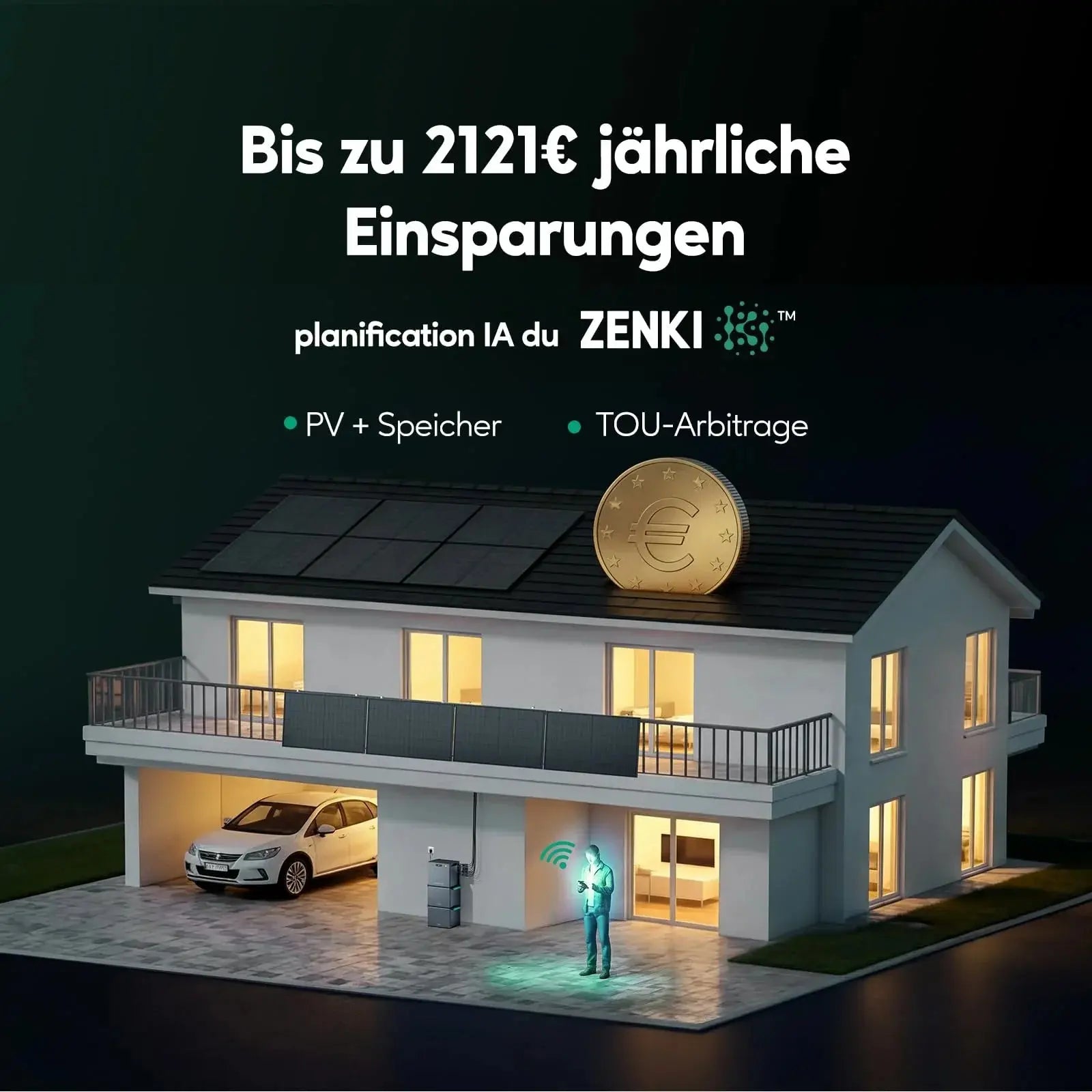 Zendure SolarFlow 2400 Pro Stromspeicher - HOKO-Style