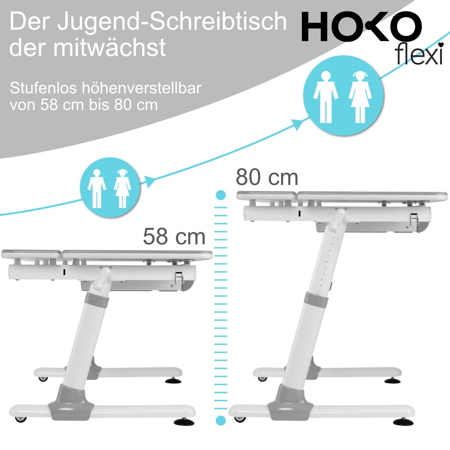 Kinderschreibtisch höhenverstellbar_Kinderzimmer Schreibtisch