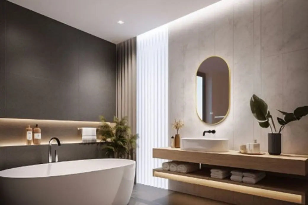 HOKO LED Badspiegel mit Beleuchtung IP44 modern