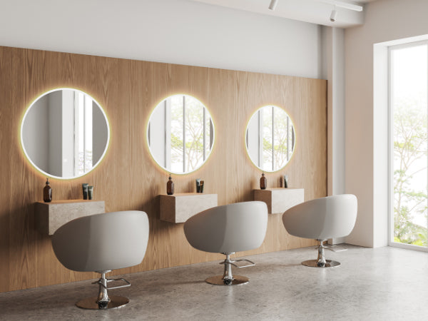 LED Badspiegel, design runder Spiegel, Badspiegel mit led Beleuchtung