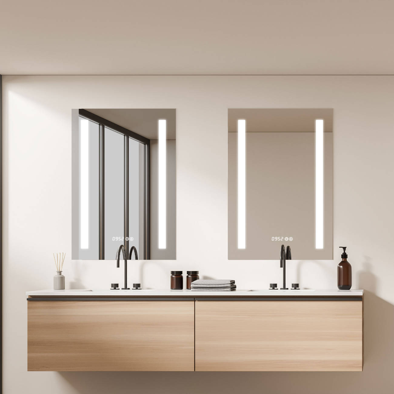 LED Badspiegel, design Badpiegel, Badspiegel mit led Beleuchtung