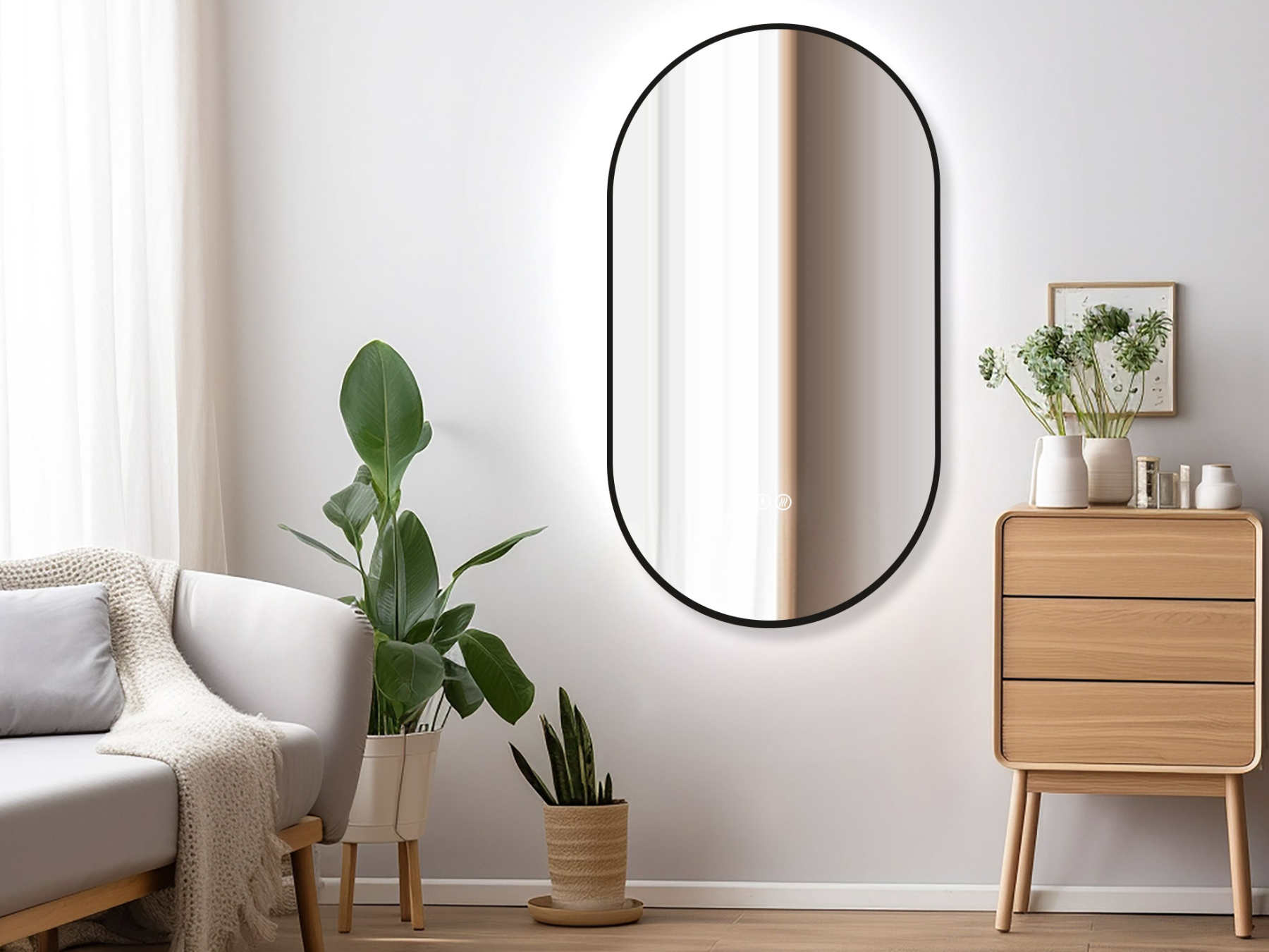 LED Badspiegel, design Spiegel, Badspiegel mit led Beleuchtung
