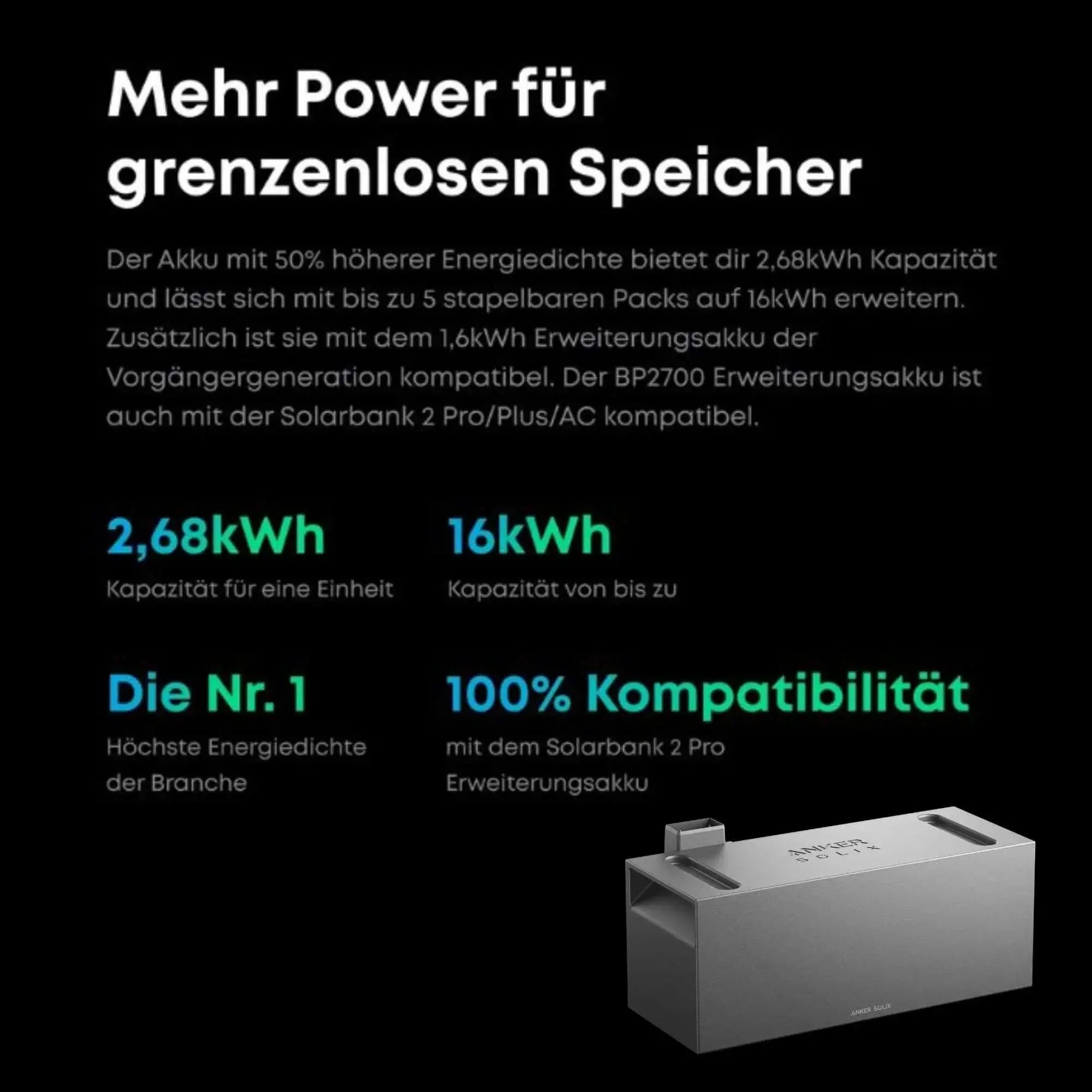 Anker SOLIX BP2700 Erweiterungsakku - HOKO-Style