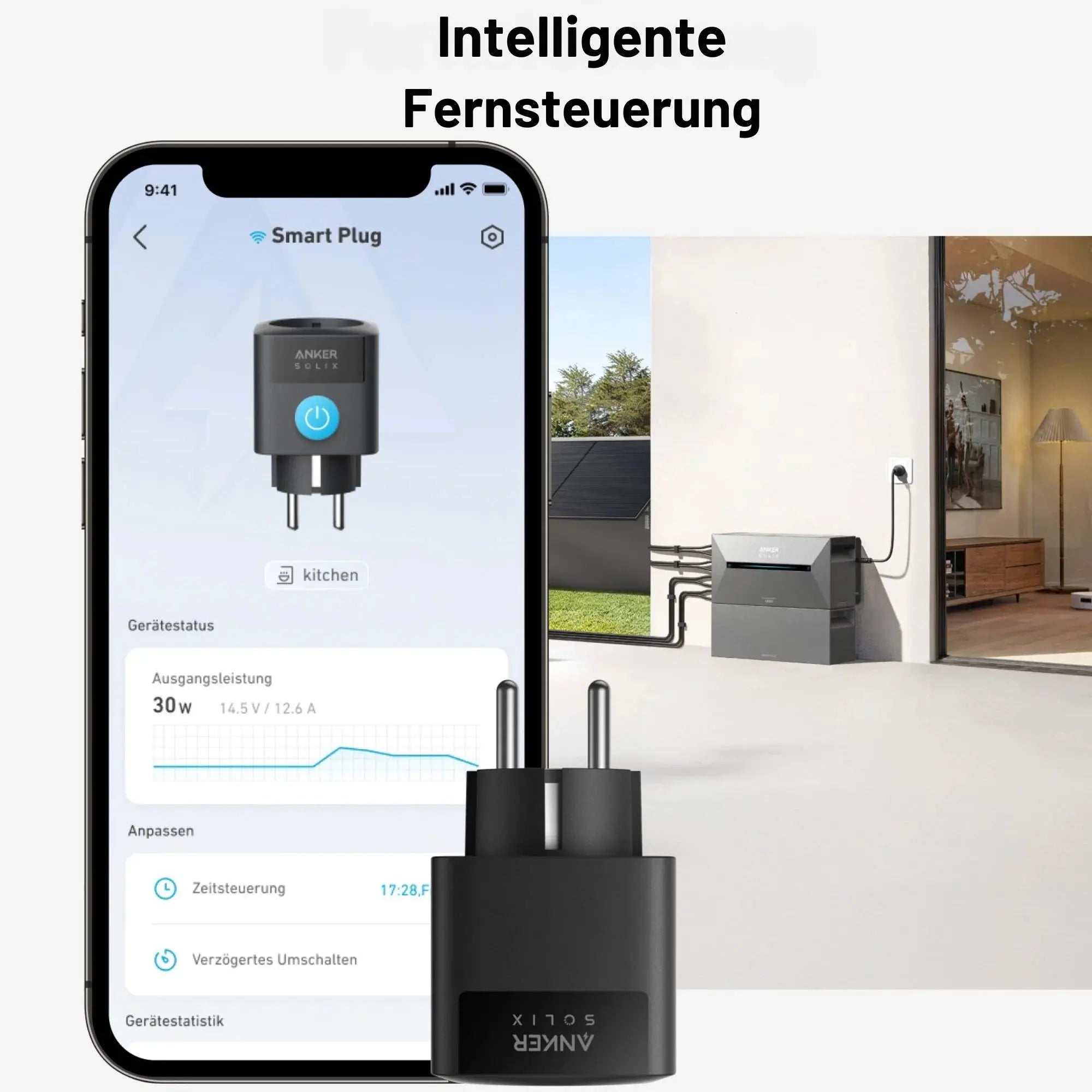 Anker SOLIX Smart Plug, WLAN-Steckdose App Fernbedienung für Anker PRO / Plus - HOKO-Style