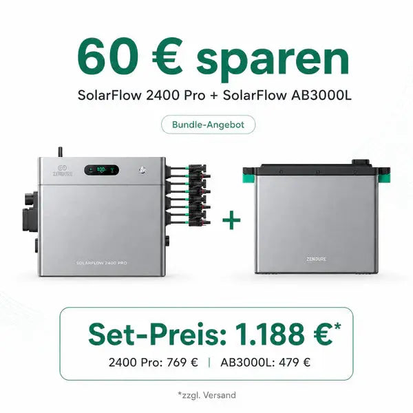 SolarFlow 2400 Pro + AB3000L Erweiterungsakku Bundle - HOKO-Style