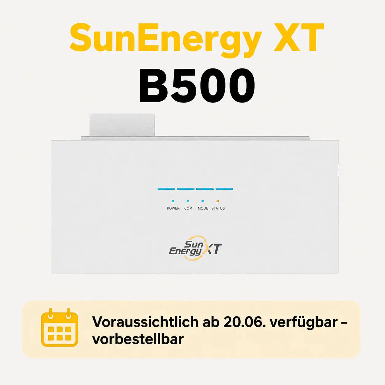 SunEnergyXT B500 Erweiterungsspeicher 5kWh für SunEnergyXT 500/500 PRO - HOKO-Style