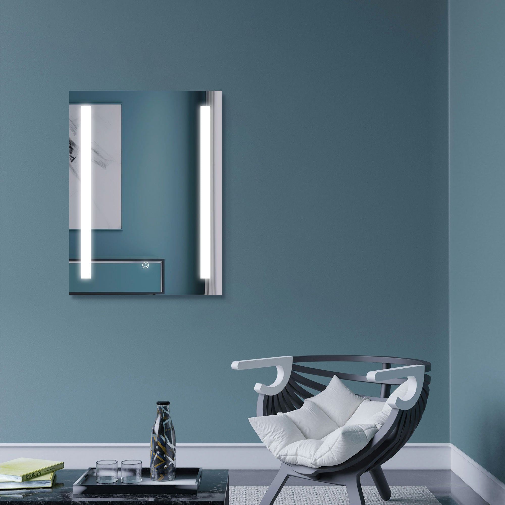 LED Badspiegel, design Dekor Spiegel, Badspiegel mit led Beleuchtung