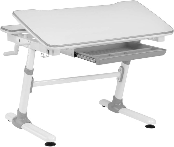 ERGO-Learning-Table manuell Höhenverstellbar Kinder-Schreibtisch mit Verstellbarer Tischplatte